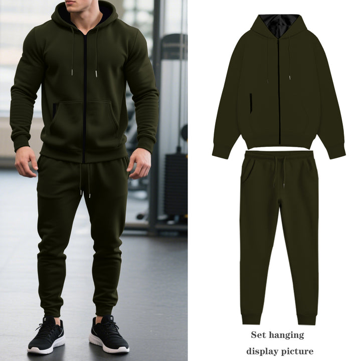 Herren Sportlicher Kapuzenanzug mit elastischem Bund und praktischen Taschen Echoarchiv
