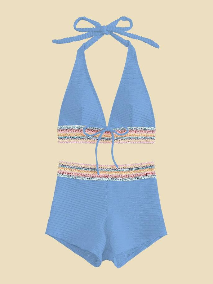 Damen Bikini-Set mit hoch geschnittenen Shorts Echo Archiv