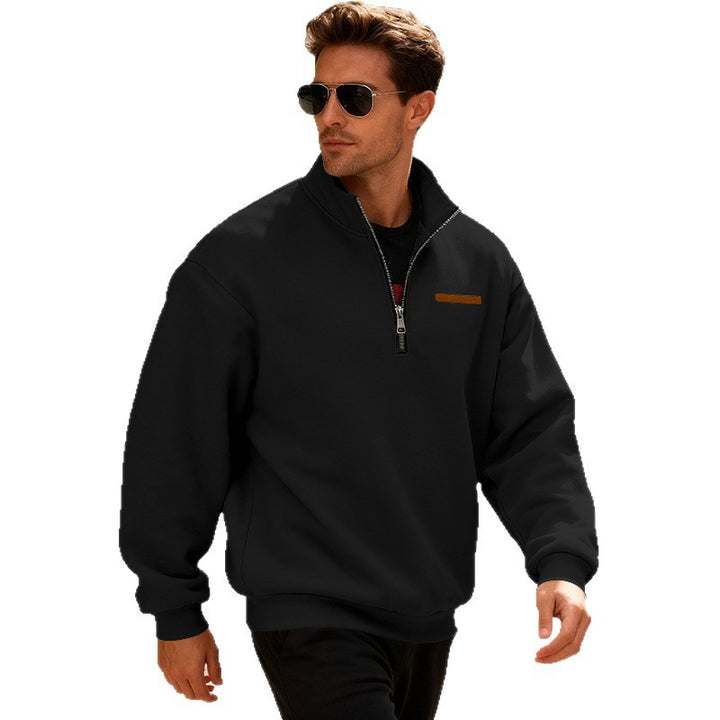 Herren Sportlicher Pullover mit halbhochgeschlossenem Reißverschluss Echoarchiv