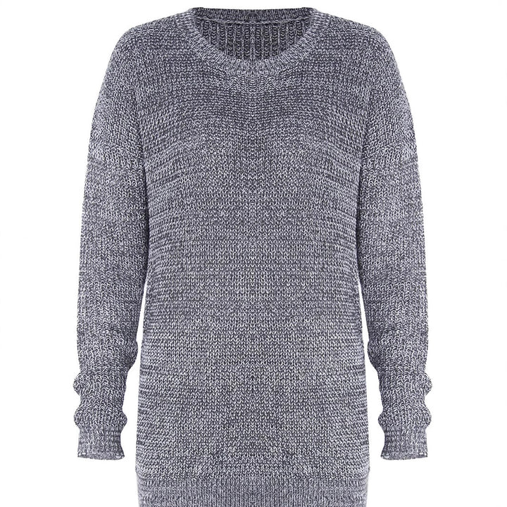 Damen Modischer Strickpullover mit Herz-Details