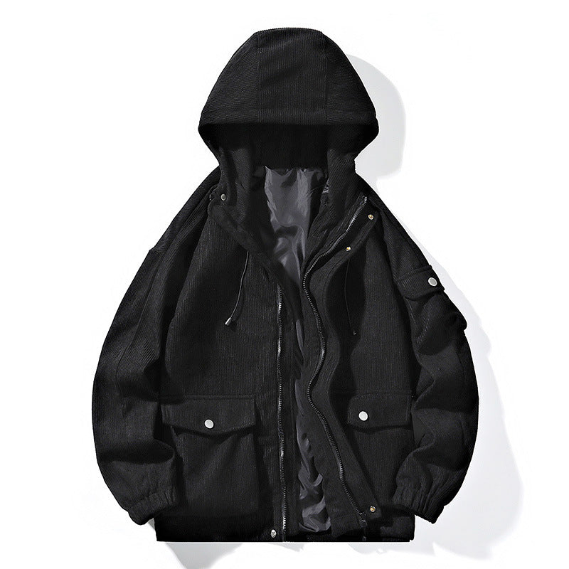 Herren Modische Outdoorjacke mit Kapuze Echo Archiv