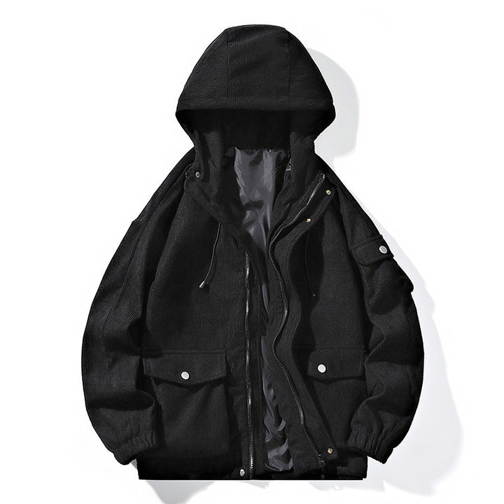 Herren Modische Outdoorjacke mit Kapuze Echo Archiv