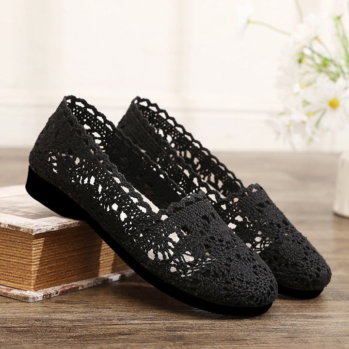 Damen elegante und atmungsaktive Spitzenschuhe Echo Archiv