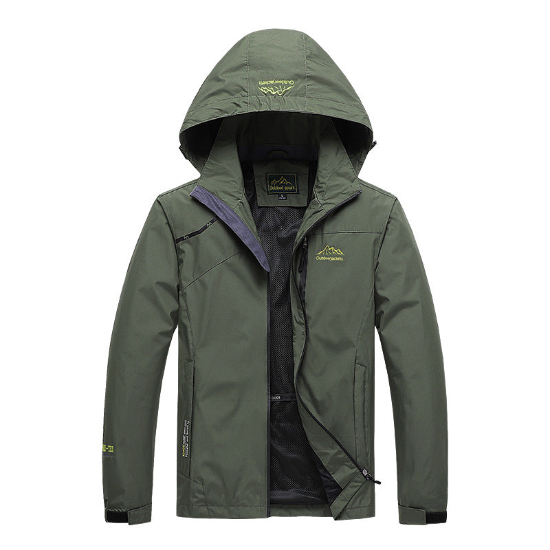 Herren Hochwertige Outdoor-Jacke Echo Archiv