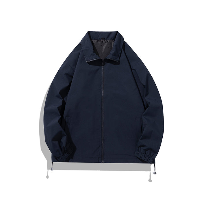 Herren Übergangsjacke mit verstellbarer Kapuze und elastischen Bündchen Echoarchiv