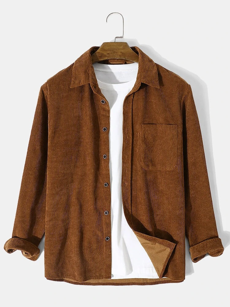 Herren bequeme Cordjacke Echoarchiv