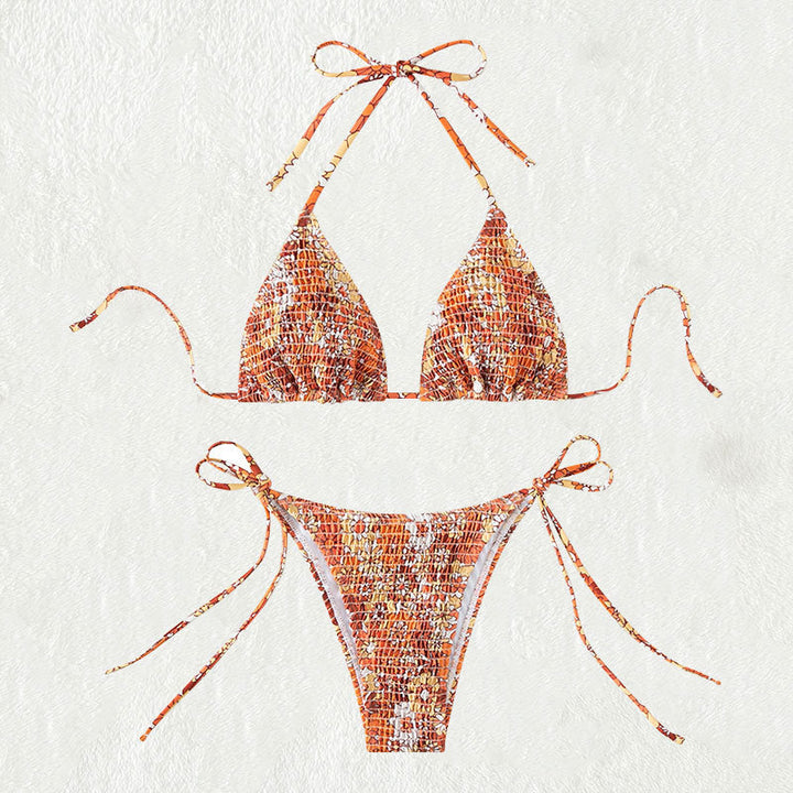 Damen Triangel-Bikini mit trendigem Rüschendesign Echo Archiv