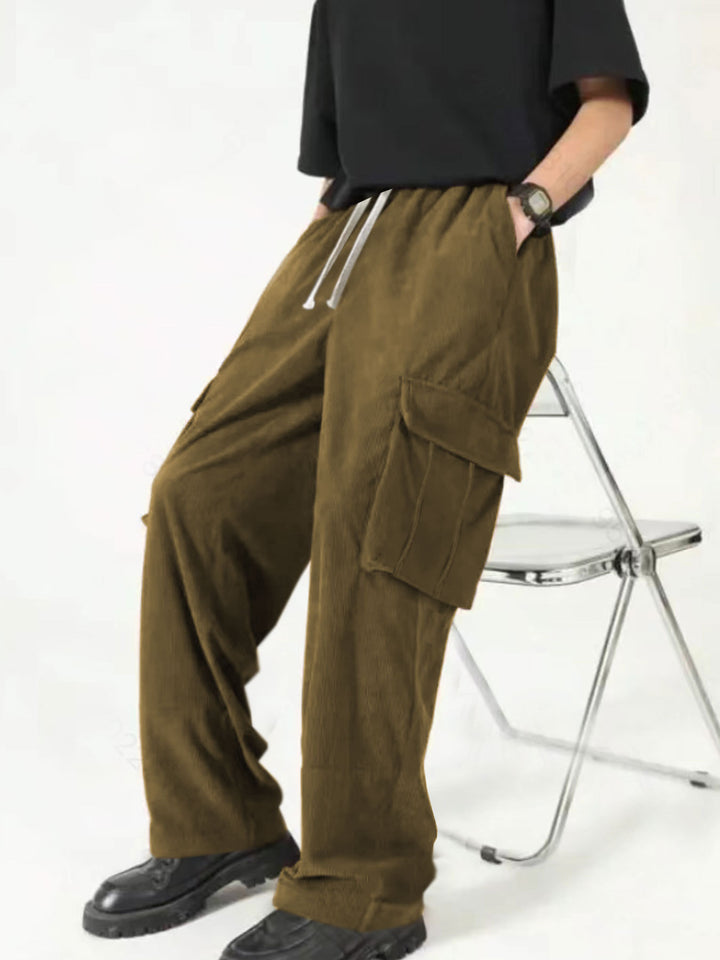 Herren Cargo-Hose mit praktischem Kordelzug und seitlichen Taschen Echoarchiv