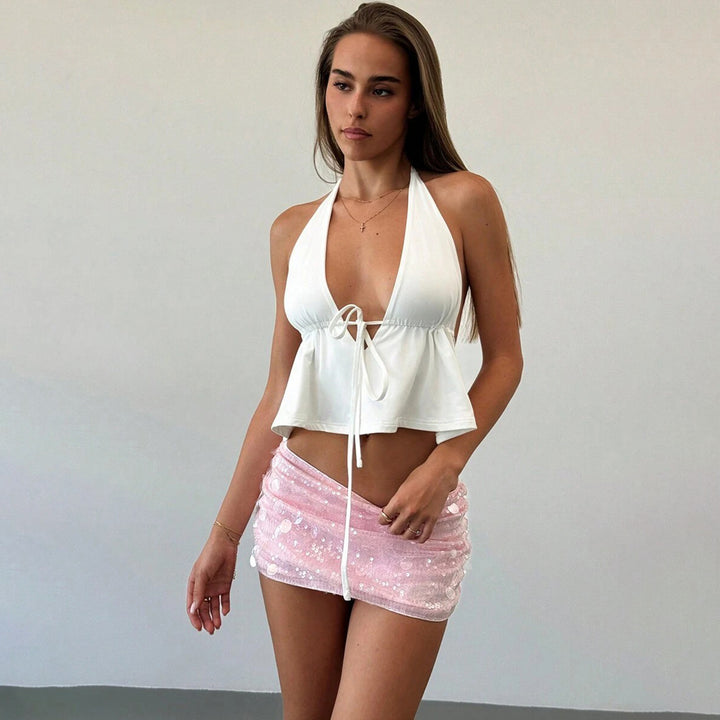 Damen trendy und fließendes Bikini-Oberteil Echo Archiv
