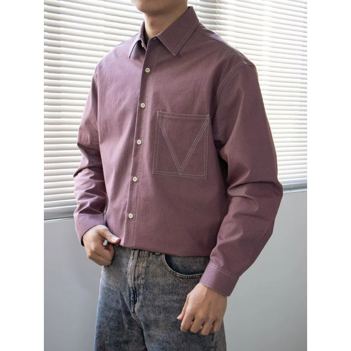 Herren Casual Hemd mit Taschen Echo Archiv
