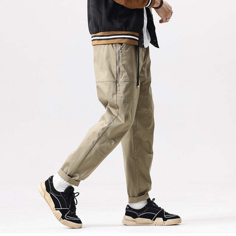 Herren Tapered Utility-Cargohose mit integriertem Webgurt, Kniepaneelen und Reißverschlusstaschen Echo Archiv