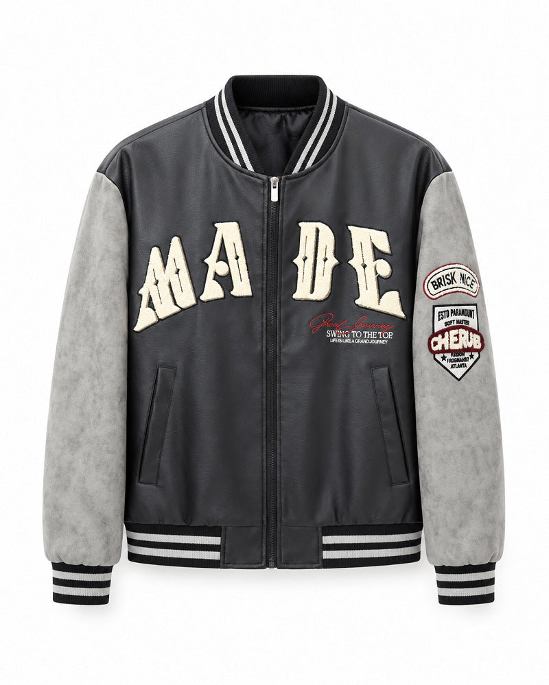Damen Modische Freizeit-Bomberjacke Echo Archiv
