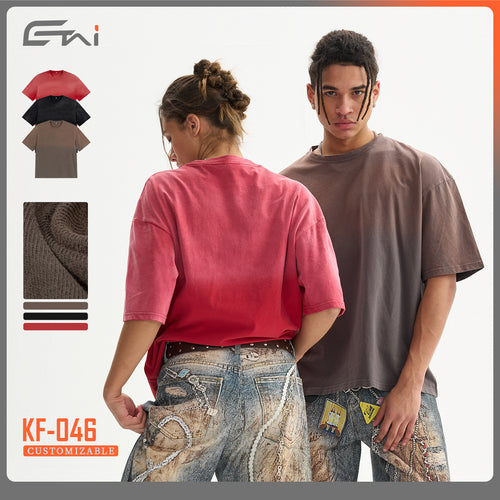Herren Oversized Baumwoll-T-Shirt mit Rundhalsausschnitt und soften Vintage-Effekt Echo Archiv