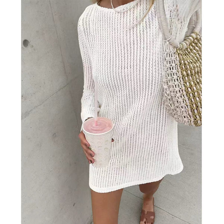 Damen luftiges Strickkleid mit lässigem Schnitt Echo Archiv