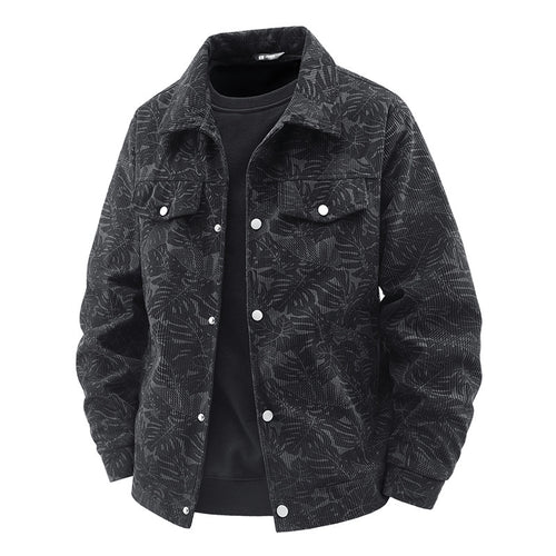 Herren Gemusterte Baumwolljacke Echo Archiv