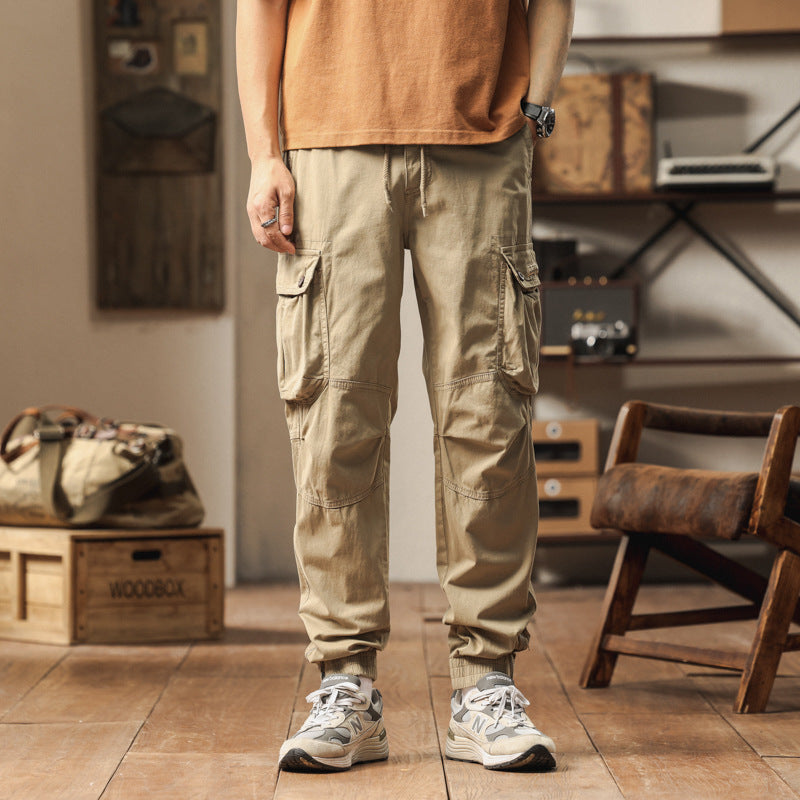 Herren Cargo-Jogginghose im Utility‑Stil mit elastischem Tunnelzugbund und verstärkten Kniepaneelen Echo Archiv