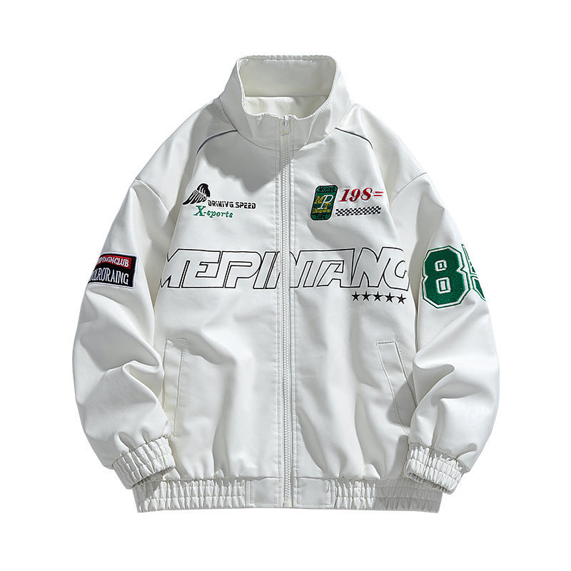 Herren Sportliche Motorsportjacke Echo Archiv