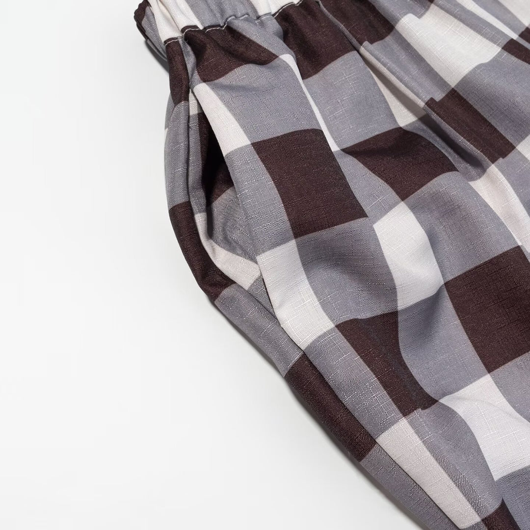 Damen weite Karottenhose mit elastischem Bund Echo Archiv