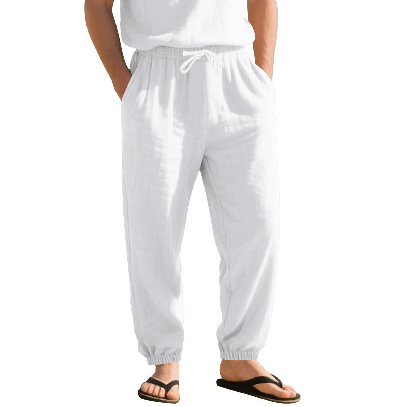 Herren Bequeme Alltagshose mit elastischem Bund und Taschen Echoarchiv