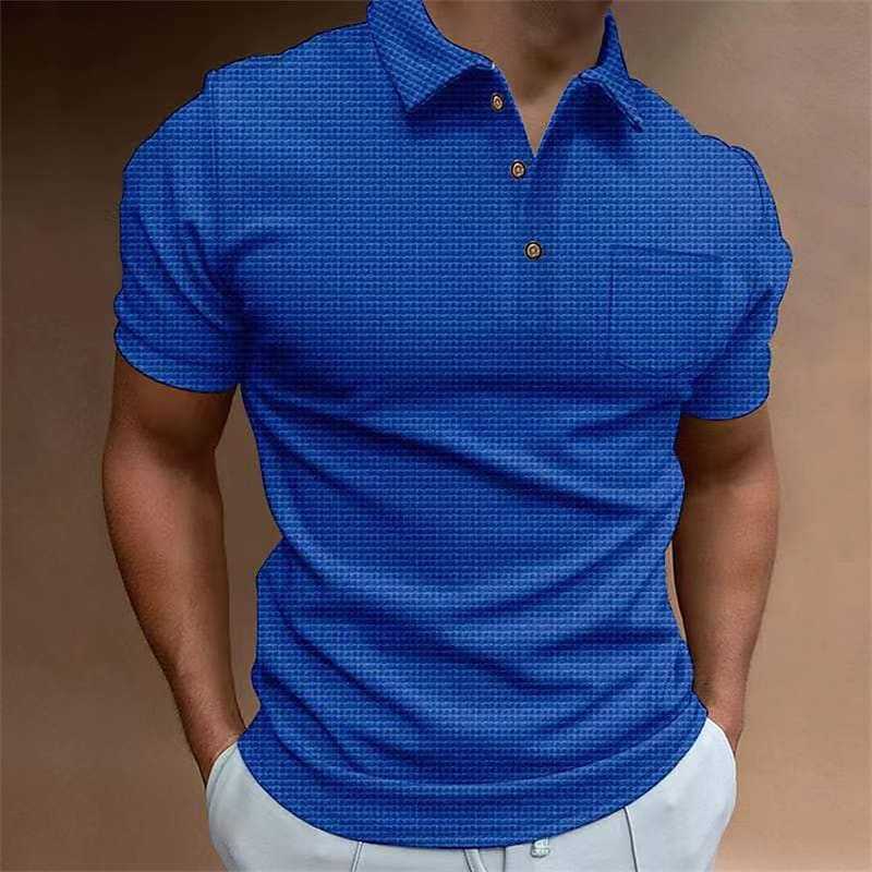 Herren Poloshirt mit strukturiertem Design und modernem Kragen Echoarchiv