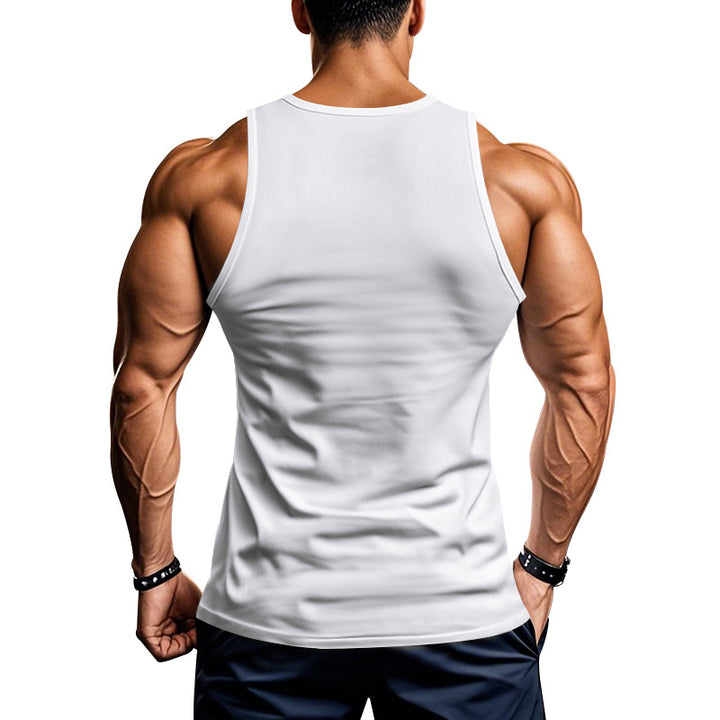Herren atmungsaktives Fitness Tanktop mit Racerback-Schnitt Echoarchiv