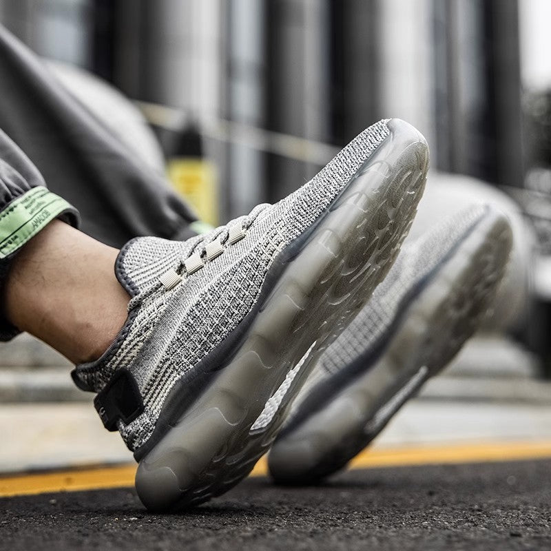 Unisex leichte Strick-Runner mit flexibler Air-Cell-Zwischensohle und gepolstertem Sockeneinstieg – Tavélo
