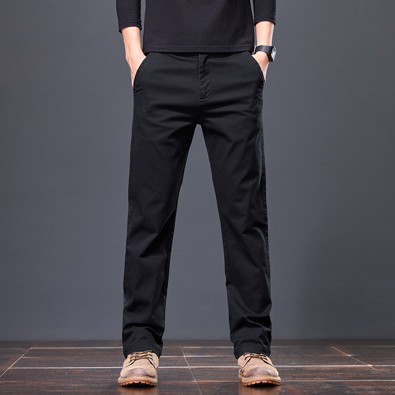 Herren bequeme Chinohose mit elastischem Bund und praktischen Taschen Echoarchiv