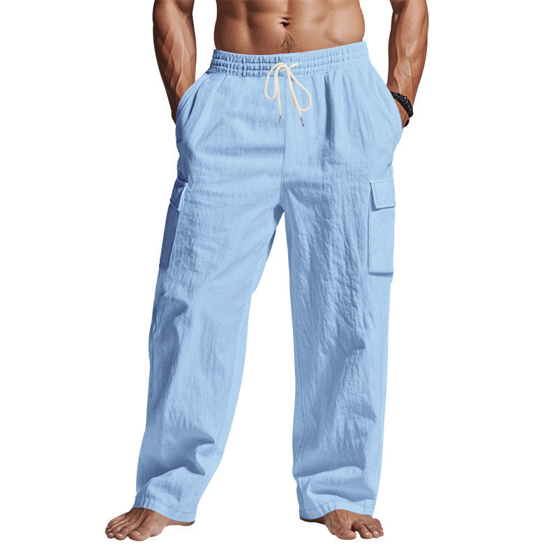 Herren Cargo-Hose mit elastischem Bund und mehreren Taschen Echoarchiv
