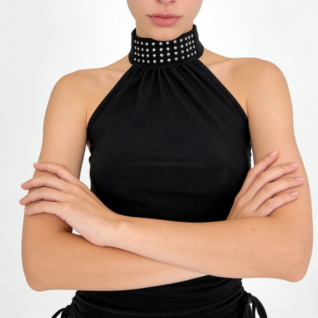 Damen Hochgeschlossenes Top mit Rüschendetails Echo Archiv