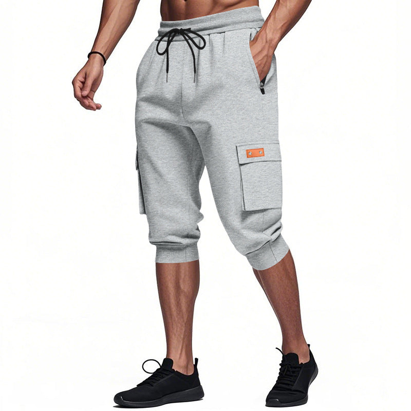 Herren Cargo-Shorts mit elastischem Bund und seitlichen Taschen Echoarchiv