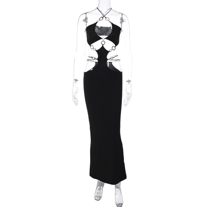 Damen Elegantes Maxikleid mit ausgefallenem Cut-Out-Design Echo Archiv