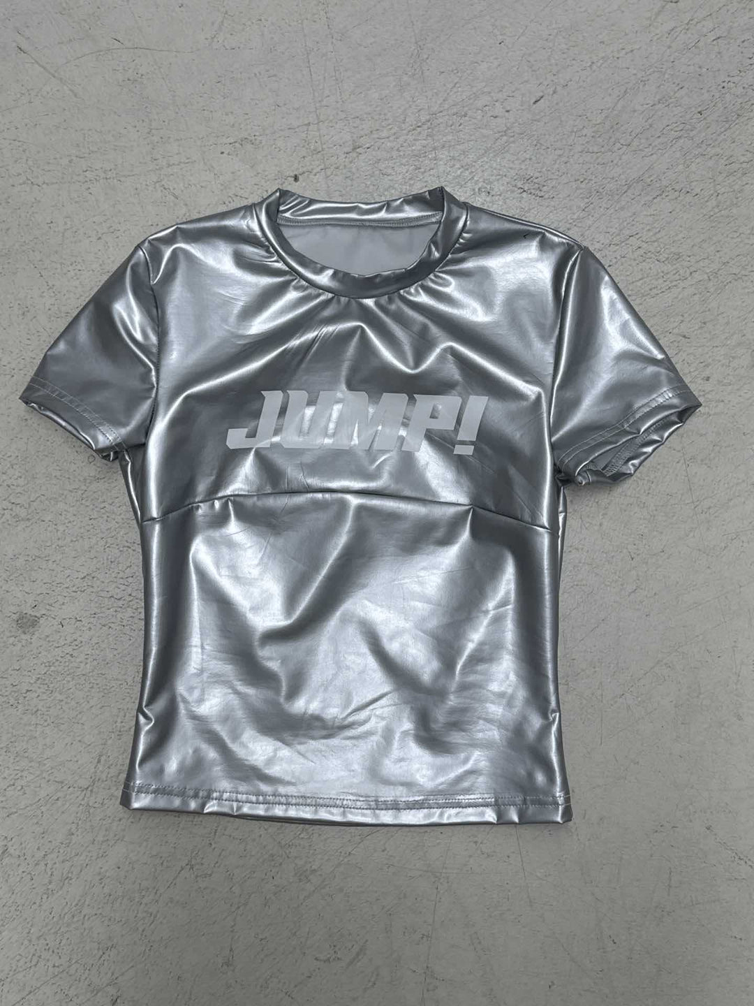 Damen Sportliches Kurzarmoberteil aus glänzendem Funktionsmaterial Echo Archiv
