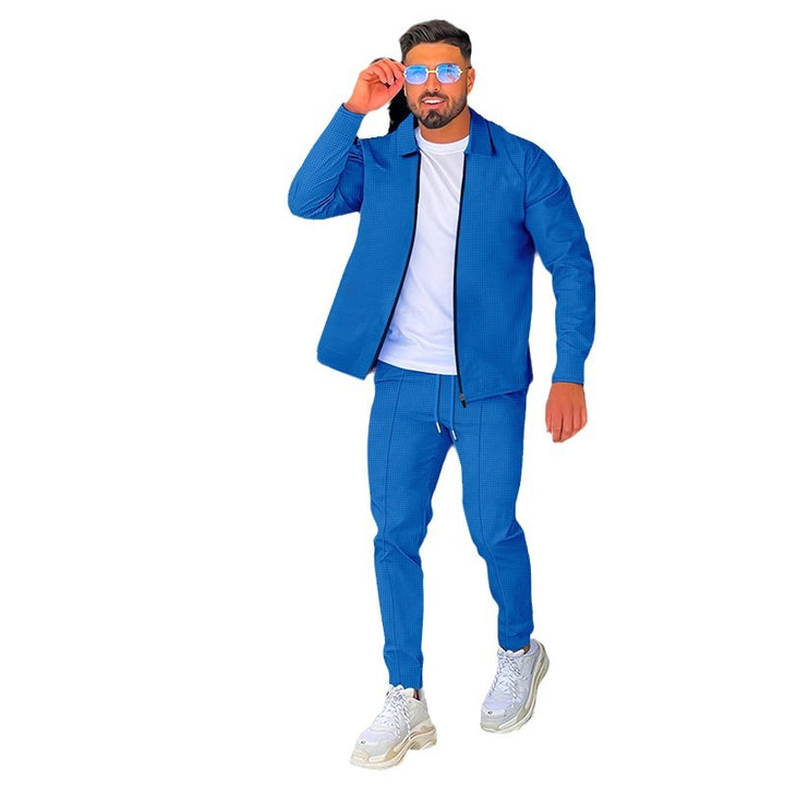 Herren sportliches Set mit Reißverschluss und bequemer Jogginghose Echoarchiv