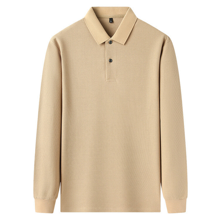 Herren Poloshirt mit langem Arm aus atmungsaktivem Funktionsmaterial Echoarchiv