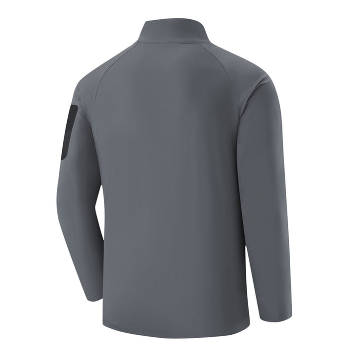 Herren Atmungsaktives Funktions-Langarmshirt mit Stehkragen, 1/4-Reißverschluss und Ärmel-Utility-Tasche Echo Archiv