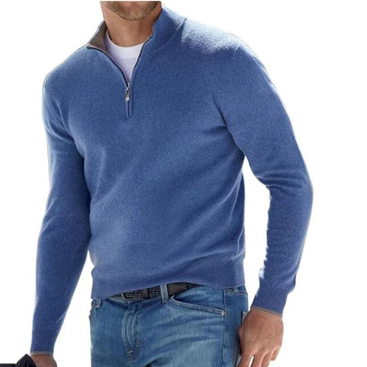 Damen nan leichter Sweatshirtpullover mit halbem Reißverschluss Echo Archiv