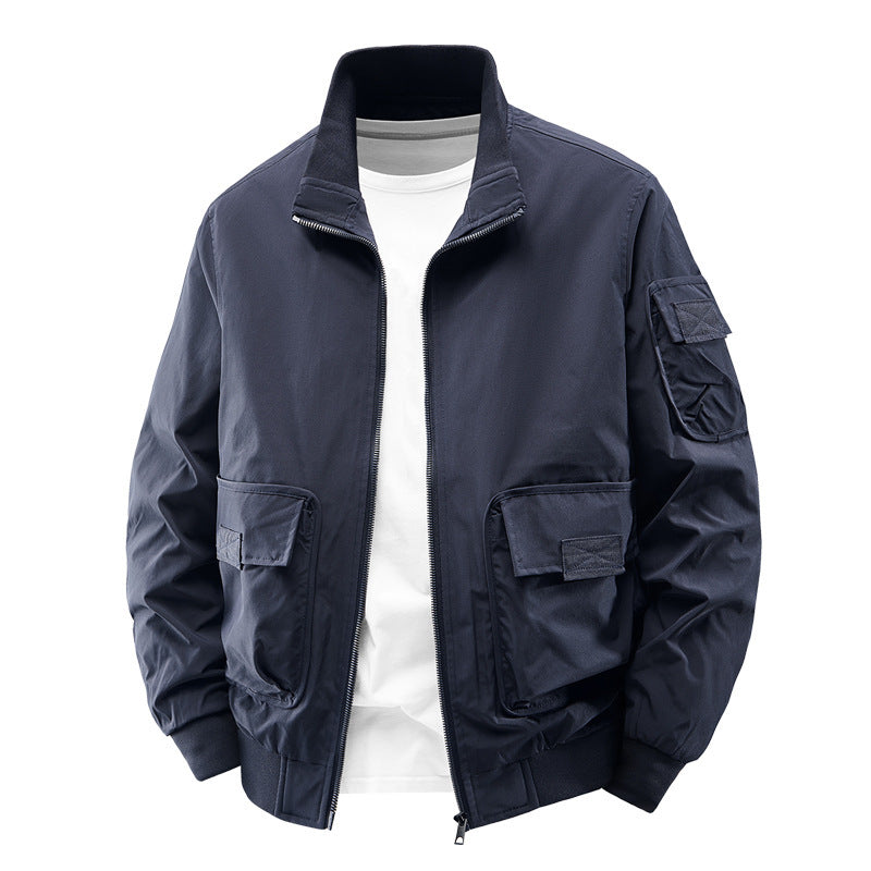 Herren praktische Bomberjacke mit Taschen Echo Archiv