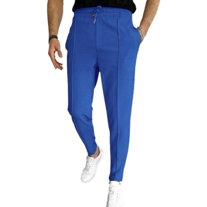 Herren elegante Freizeithose mit elastischem Bund und seitlichen Taschen Echoarchiv