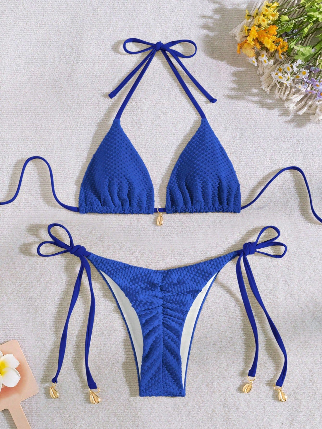 Damen Bikini mit strukturierter Oberfläche – Maréssa