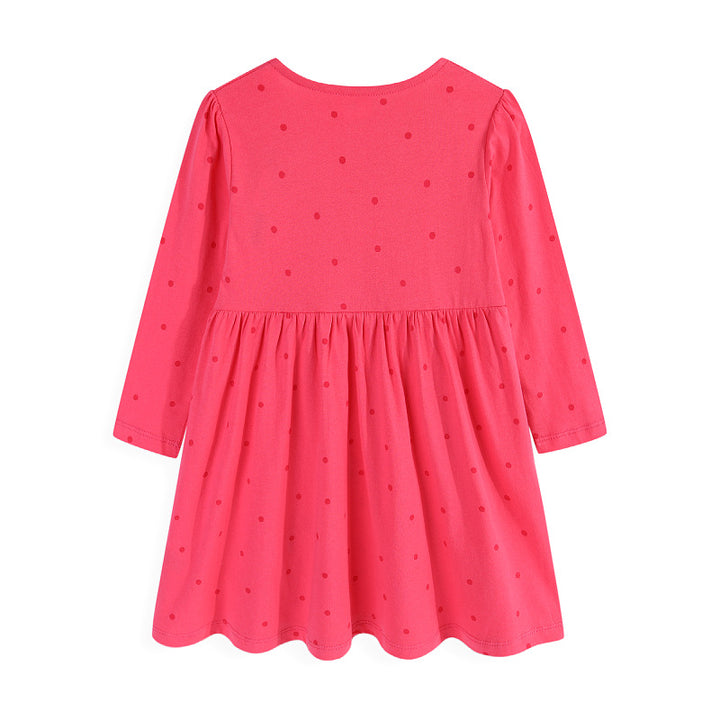 Mädchen Kleid mit bunten Einhorn- und Blumenstickereien Echo Archiv