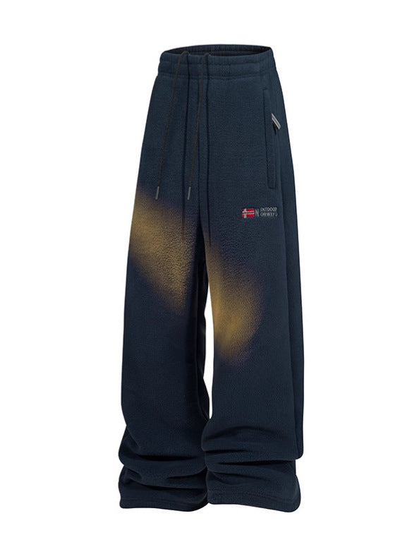 Damen Fleece-Hose mit elastischem Bund, Reißverschlusstaschen und Thermo-Innenfutter Echo Archiv