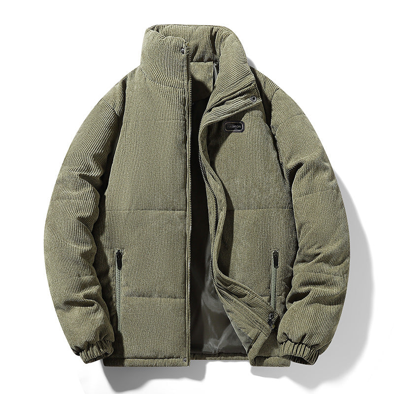Herren Warme Steppjacke mit hohem Kragen Echo Archiv