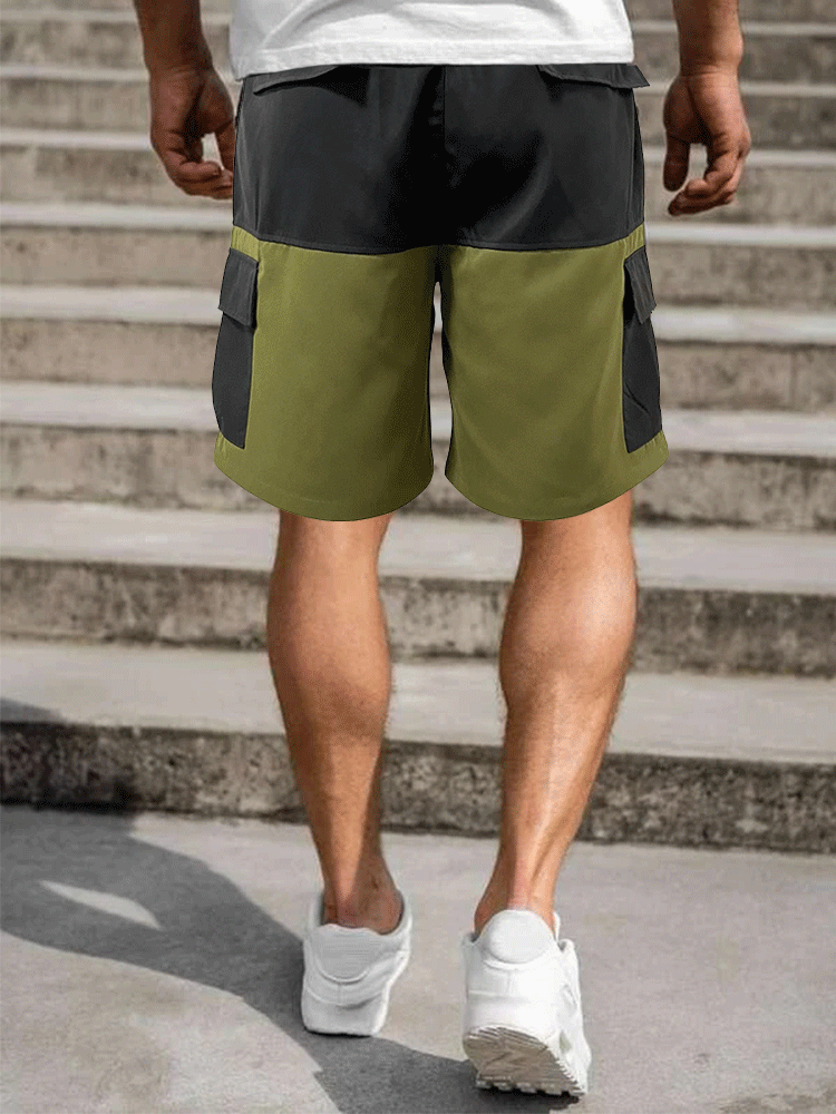 Herren Cargo-Shorts mit mehreren praktischen Taschen und elastischem Bund Echoarchiv