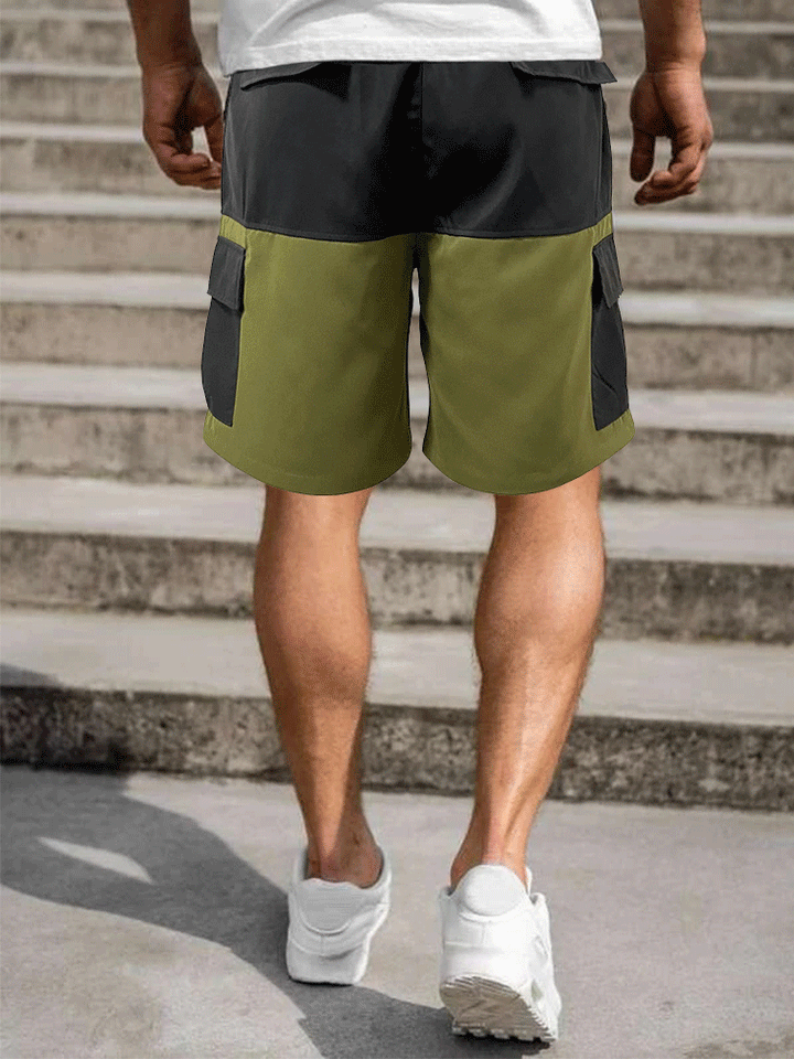 Herren Cargo-Shorts mit mehreren praktischen Taschen und elastischem Bund Echoarchiv