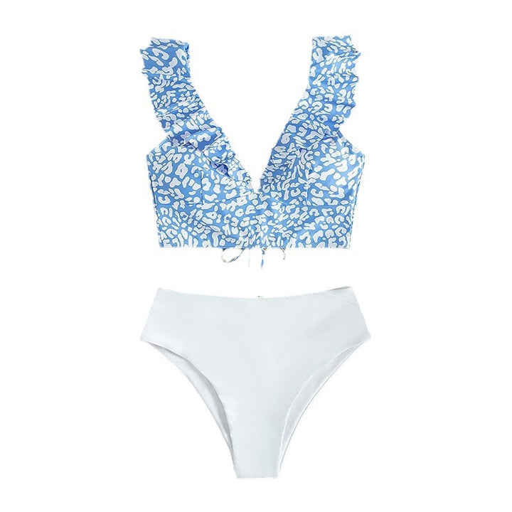 Damen Tiermuster Crop Top Echo Archiv