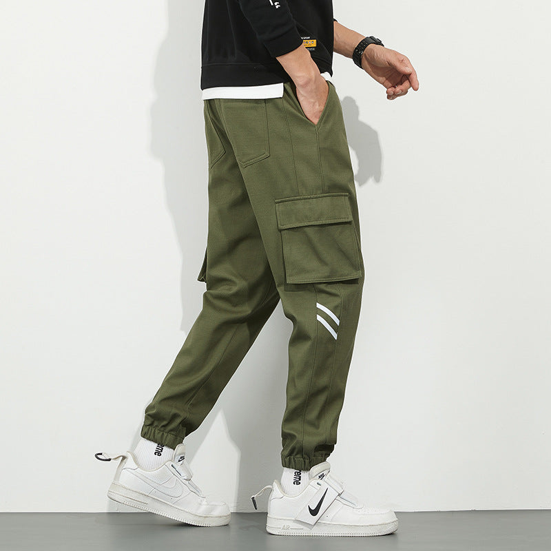 Herren Urbanes Camouflage-Jogger mit Utility-Taschen und elastischem Knöchelsaum Echo Archiv