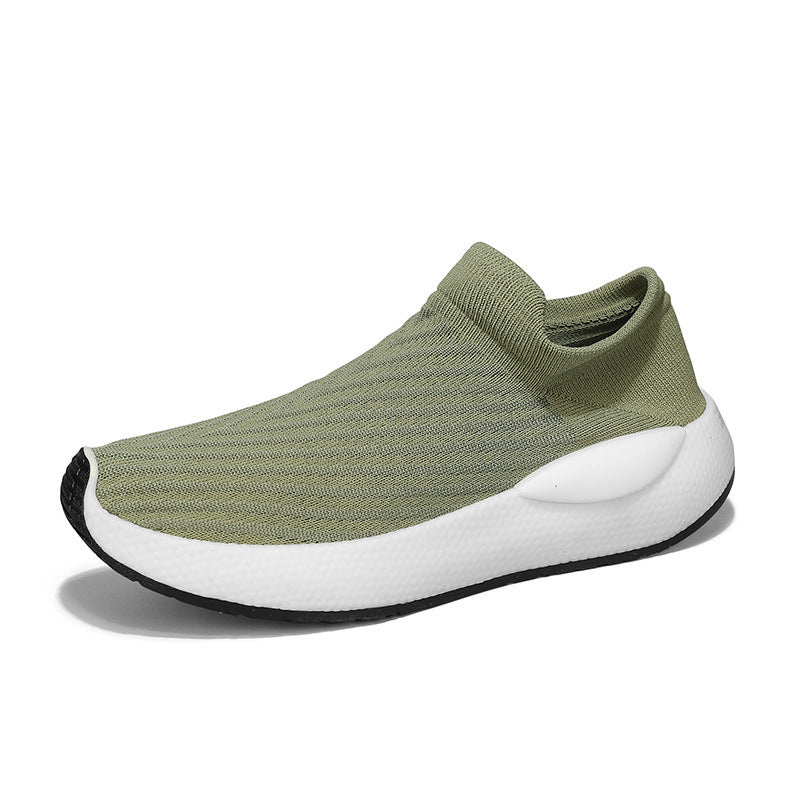 Unisex gestrickte Schlupfsneaker mit sockenähnlichem Schaft, gepolstertem Komfortfußbett und reaktiver EVA‑Zwischensohle – Norré
