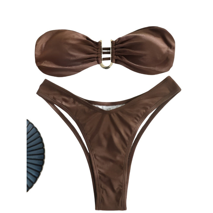 Damen Bandeau-Bikini mit eleganter Schnalle Echo Archiv