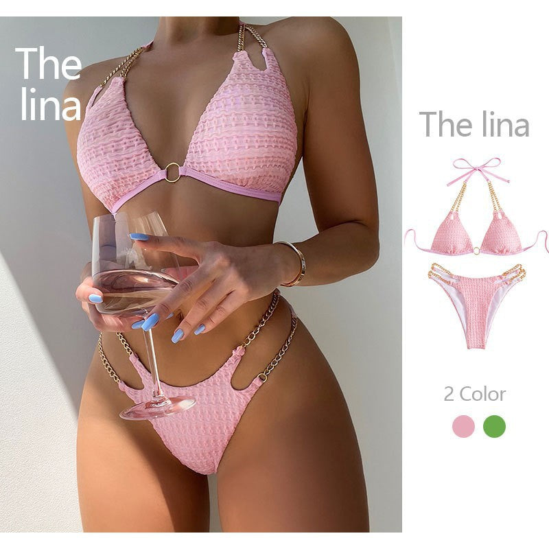 Damen Triangel-Bikini mit charakteristischem Ketten-Design Echo Archiv