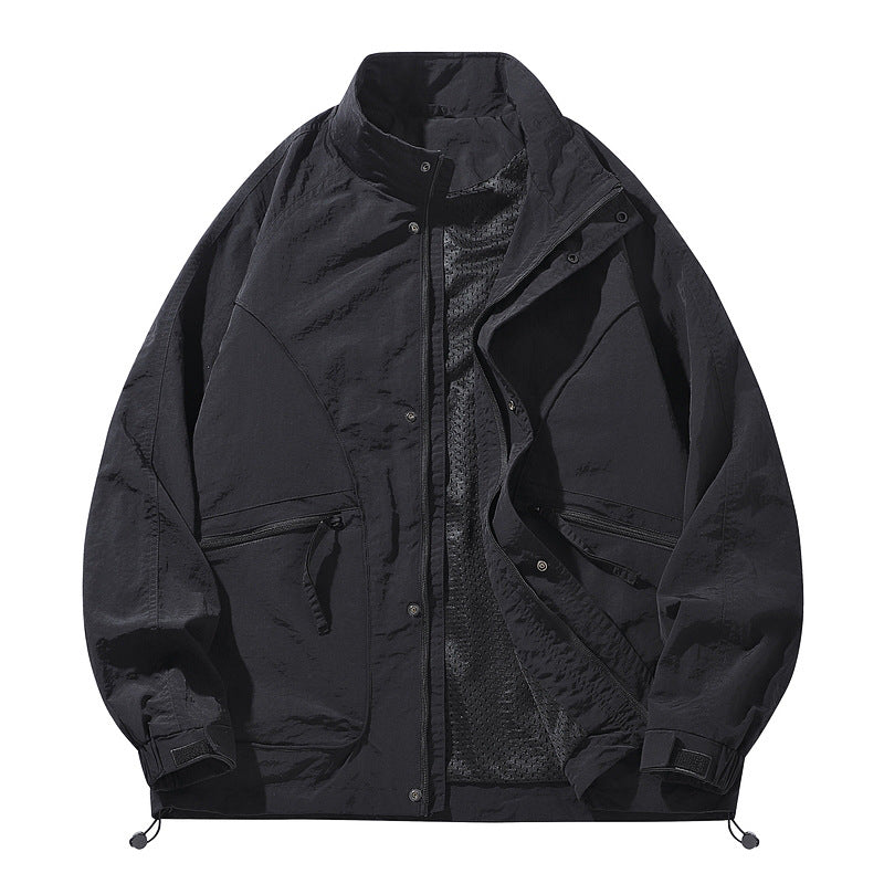 Herren Leichte Übergangsjacke mit vielseitigen Taschen Echo Archiv